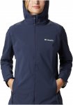 Columbia W Trek Light Stretch Jacket Blau | Größe XL | Damen Regenjacke
