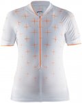 Craft W Belle Glow Jersey Orange / Weiß | Größe XS | Damen Kurzarm-Shirt