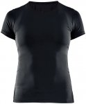Craft W Essential V-Neck Shortsleeve Schwarz | Damen T-Shirt