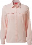 Craghoppers Nosilife Pro III Langarm Bluse Pink | Größe 42 - 16 | Damen Hemd