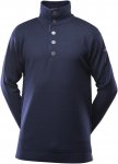 Devold Blaatroie Wool Button Neck Blau | Größe XS | Herren Sweater