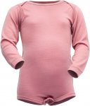Devold Breeze Merino Body Baby Pink | Größe 98 | Kinder Langarm-Shirt