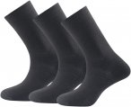 Devold Daily Medium Socks 3-Pack Schwarz | Größe 36 - 40 |  Socken