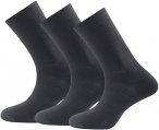 Devold Daily Merino Medium Sock 3-pack Schwarz | Größe 36 - 40 |  Socken