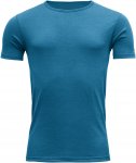 Devold M Breeze Merino 150 T-shirt Blau | Größe XXL | Herren Kurzarm-Shirt