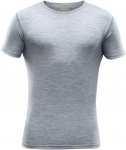 Devold M Breeze Merino 150 T-shirt Grau | Größe XXL | Herren Kurzarm-Shirt