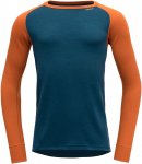 Devold M Expedition Merino 235 Shirt Colorblock / Blau | Größe XL | Herren Lan