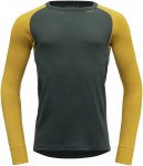 Devold M Expedition Merino 235 Shirt Colorblock / Grün | Größe XL | Herren La