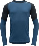 Devold M Jakta Merino 200 Shirt Colorblock / Blau | Herren Langarm-Shirt