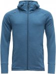 Devold M Nibba Merino Jacket Hood Blau | Größe XL | Herren Isolationsjacke