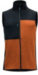 Devold M Nibba Pro Merino Vest Colorblock / Orange | Größe XL | Herren Weste