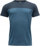Devold M Norang Merino 150 Tee Colorblock / Blau | Größe XL | Herren T-Shirt