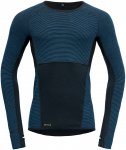 Devold M Tuvegga Sport Air Merino Shirt Colorblock / Gestreift / Blau | Größe 