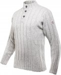 Devold Nansen Wool Button Neck Grau | Größe XS |  Sweater