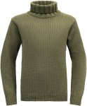Devold Nansen Wool High Neck Oliv | Größe XL |  Sweater