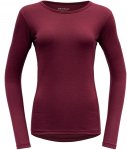 Devold W Breeze Merino 150 Shirt Rot | Größe XL | Damen Langarm-Shirt