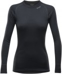 Devold W Duo Active Merino 210 Shirt Schwarz | Größe XL | Damen Langarm-Shirt