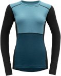 Devold W Lauparen Merino 190 Shirt Colorblock / Blau | Größe XS | Damen Langar