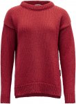Devold W Nansen Wool Sweater Rot | Damen
