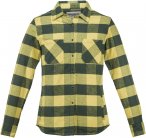 Dolomite W Quilted Overshirt Colorblock / Gelb / Grün | Damen Langarm-Hemd