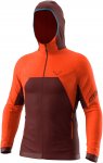 Dynafit M Tour Wool Thermal Hoody Colorblock / Orange / Rot | Größe XL | Herre