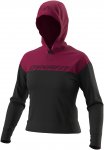 Dynafit W 24/7 Hoody Colorblock / Rot / Schwarz | Größe XS | Damen Sweater