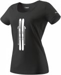 Dynafit W Graphic Cotton T-shirt Schwarz | Größe 40 | Damen Kurzarm-Shirt