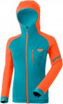 Dynafit W Radical Polartec Hooded Jacket Colorblock / Blau / Orange | Größe 42