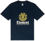 Elemental M Vertical Tees Blau | Herren Kurzarm-Shirt