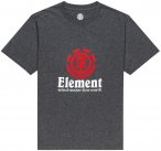 Elemental M Vertical Tees Grau | Herren Kurzarm-Shirt