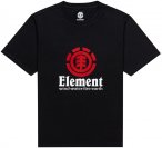 Elemental M Vertical Tees Schwarz | Herren Kurzarm-Shirt