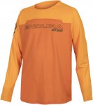 Endura Kids Mt500 Burner Longsleeve Jersey Colorblock / Orange | Größe 9 - 10 