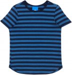 Finkid Maalari Gestreift / Blau | Größe 90 - 100 | Kinder Kurzarm-Shirt