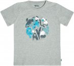 Fjällräven Kids Forest Findings T-shirt Grau | Größe 122 | Kinder Kurzarm-Sh