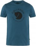 Fjällräven M Fox T-shirt Blau | Herren Kurzarm-Shirt