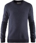 Fjällräven M övik Nordic Sweater Blau | Größe XL | Herren Freizeitpullover