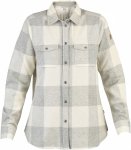 Fjällräven W Canada Shirt Long-sleeve Kariert / Grau / Weiß | Damen Langarm-B