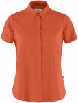 Fjällräven W High Coast Lite Shirt Short-sleeve Orange | Größe M | Damen Kur