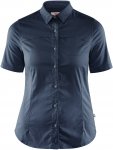 Fjällräven W High Coast Stretch Shirt Short-Sleeve Blau | Damen Hemd