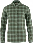 Fjällräven W Övik Flannel Shirt Long-sleeve Kariert / Grün | Größe M | Dam