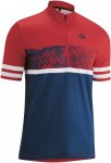 Gonso M Drau Colorblock / Rot | Herren T-Shirt