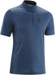 Gonso M Pesio Kariert / Blau | Herren Kurzarm-Shirt