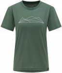 Haglöfs W Camp Tee Grün | Damen Kurzarm-Shirt