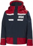 Helly Hansen Junior Salt Port 2.0 Jacket Colorblock / Blau | Größe 128 / 8 Jah