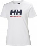 Helly Hansen W Hh Logo T-shirt Weiß | Größe XS | Damen Kurzarm-Shirt