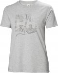 Helly Hansen W Hh Tech Logo T-shirt Grau | Größe XS | Damen Kurzarm-Shirt