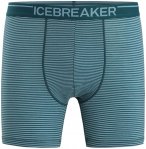 Icebreaker M Anatomica Boxers Gestreift | Größe L | Herren Lange Unterhose