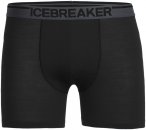 Icebreaker M Anatomica Boxers Schwarz | Größe L | Herren Kurze Unterhose