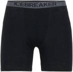 Icebreaker M Anatomica Long Boxers Schwarz | Herren Kurze Unterhose