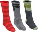 Ixs Triplet Socks 3 Pairs Bunt | Größe EU 36-39 |  Kompressionssocken